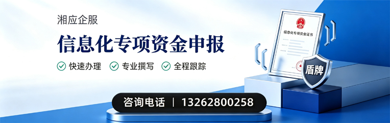 浙江信息化专项资金申报服务