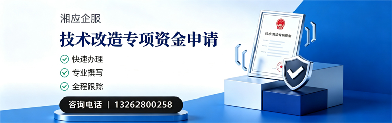 浙江技术改造专项资金申报服务