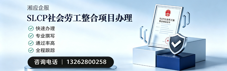 浙江SLCP社会劳工整合项目申报服务