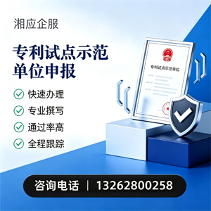 浙江专利试点示范单位申报服务