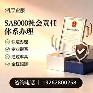 浙江SA8000社会责任体系认证服务